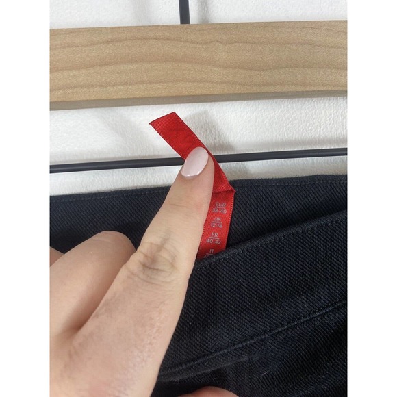 SPANX Ankle Skinny Jeans in Clean Black Size Medium Cotton Polyester Stretch - Picture 4 of 6